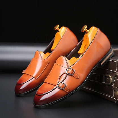 Cap Toe Monk Strap Loafer