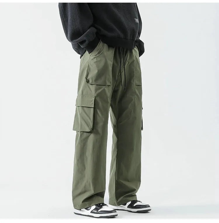 Drawstring Cargo Pants