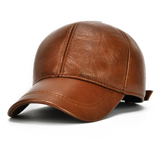 Luxury Leather Cap