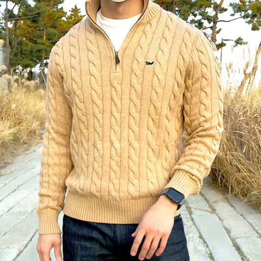 Pure Cotton Cable Knit Sweater