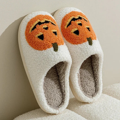 Halloween Pumpkin Slippers