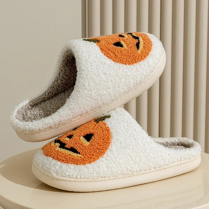 Halloween Pumpkin Slippers