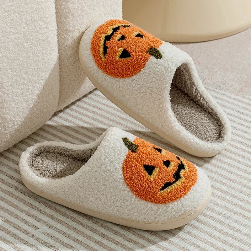 Halloween Pumpkin Slippers