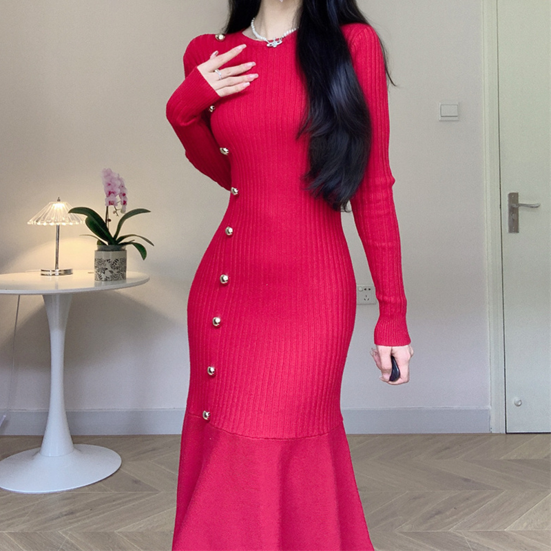 Luna Elegant Knitted Dress
