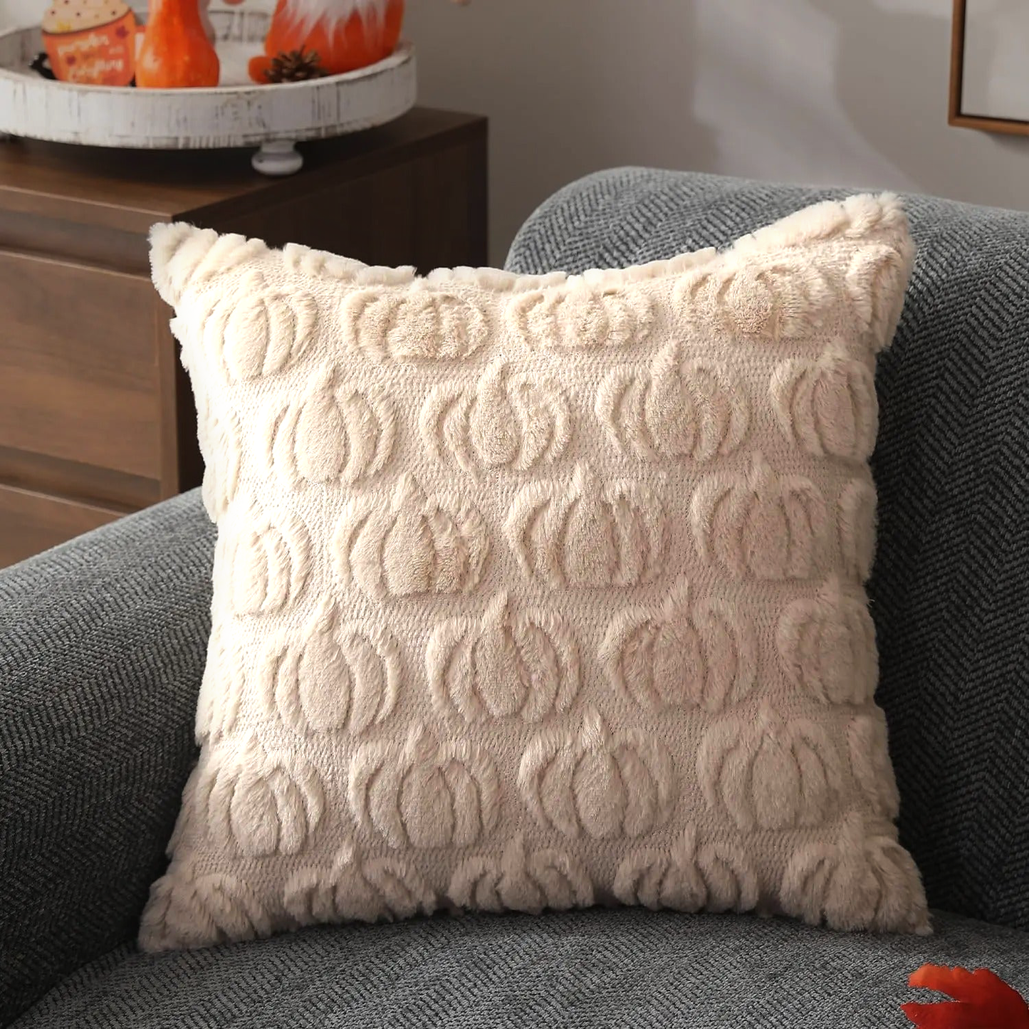 Autumn Pumpkin Pillow Cover