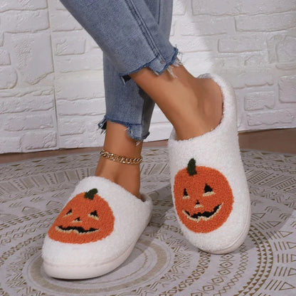 Halloween Pumpkin Slippers